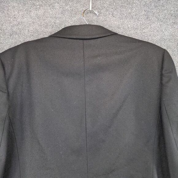 Pendleton Women's Blazer Jacket Black 12 Wool Notched Lapel Lined Vintage USA - Picture 6 of 12